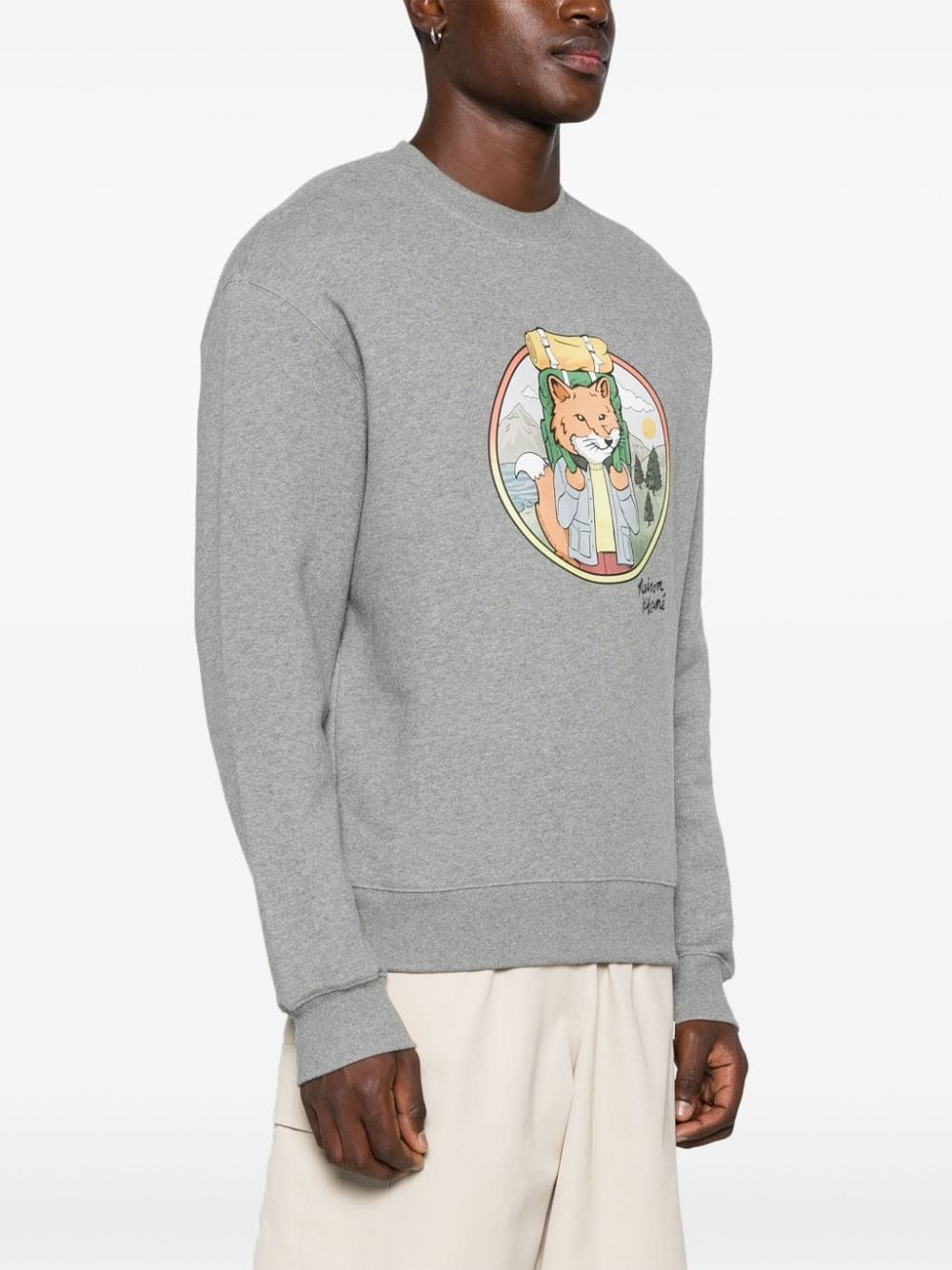 Maison Kitsuné fox-print sweatshirt | REVERSIBLE