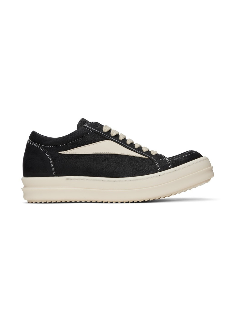 Black Vintage Sneakers - 1