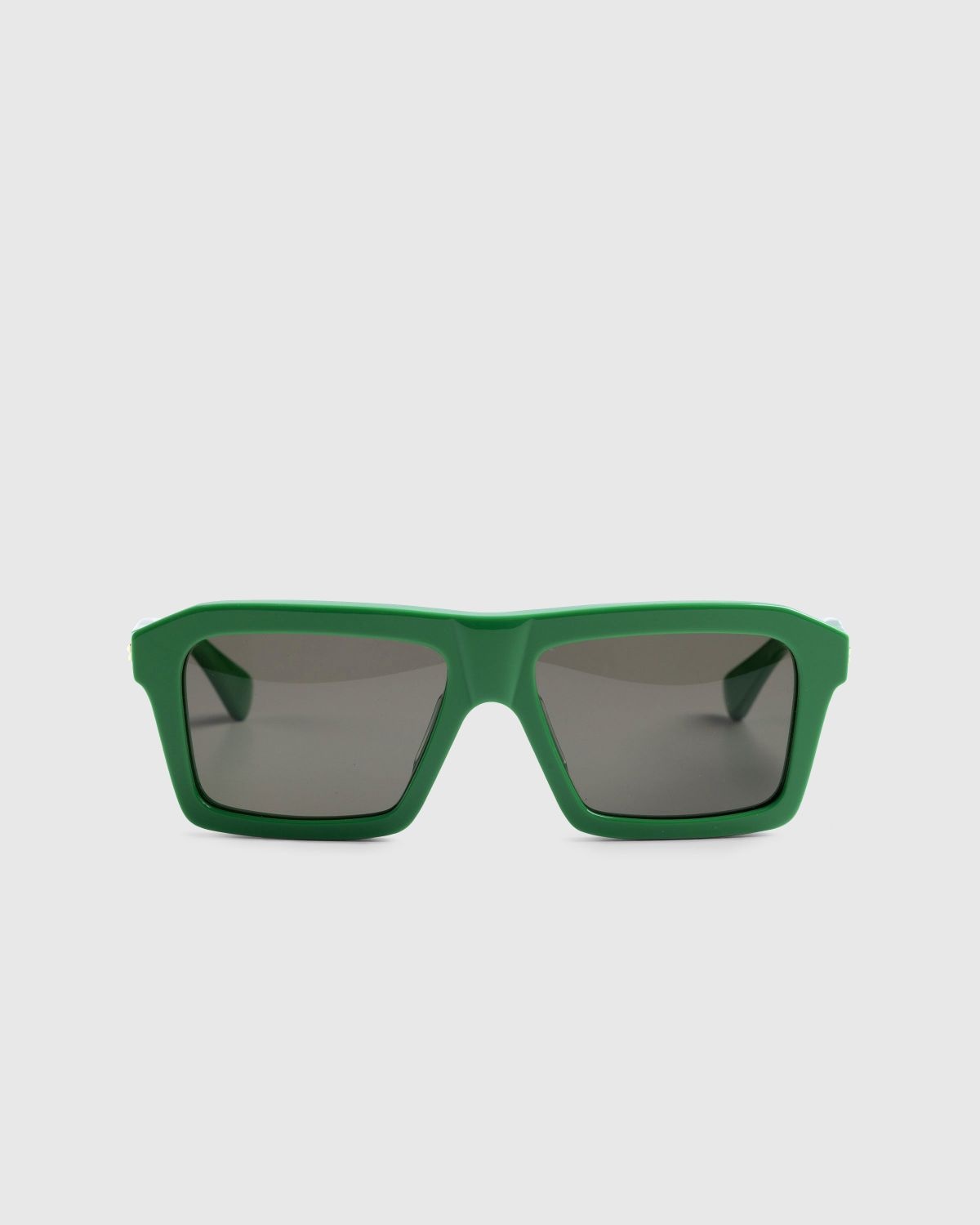 Bottega Veneta – Classic Square Sunglasses Green/Green - 1