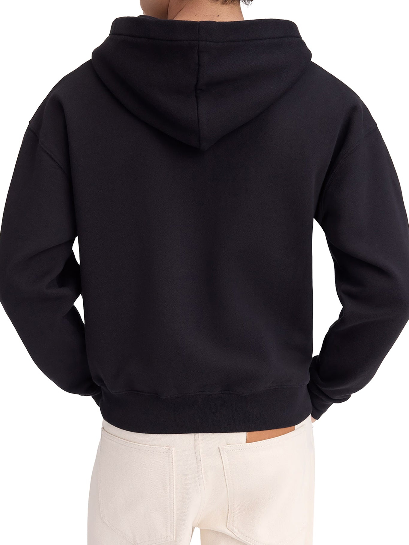LE HOODIE ZIP GROS GRAIN - 3