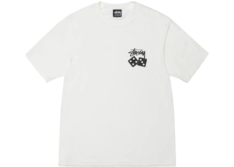 Stüssy Stussy Dice Pigment Dyed Tee Natural outlook