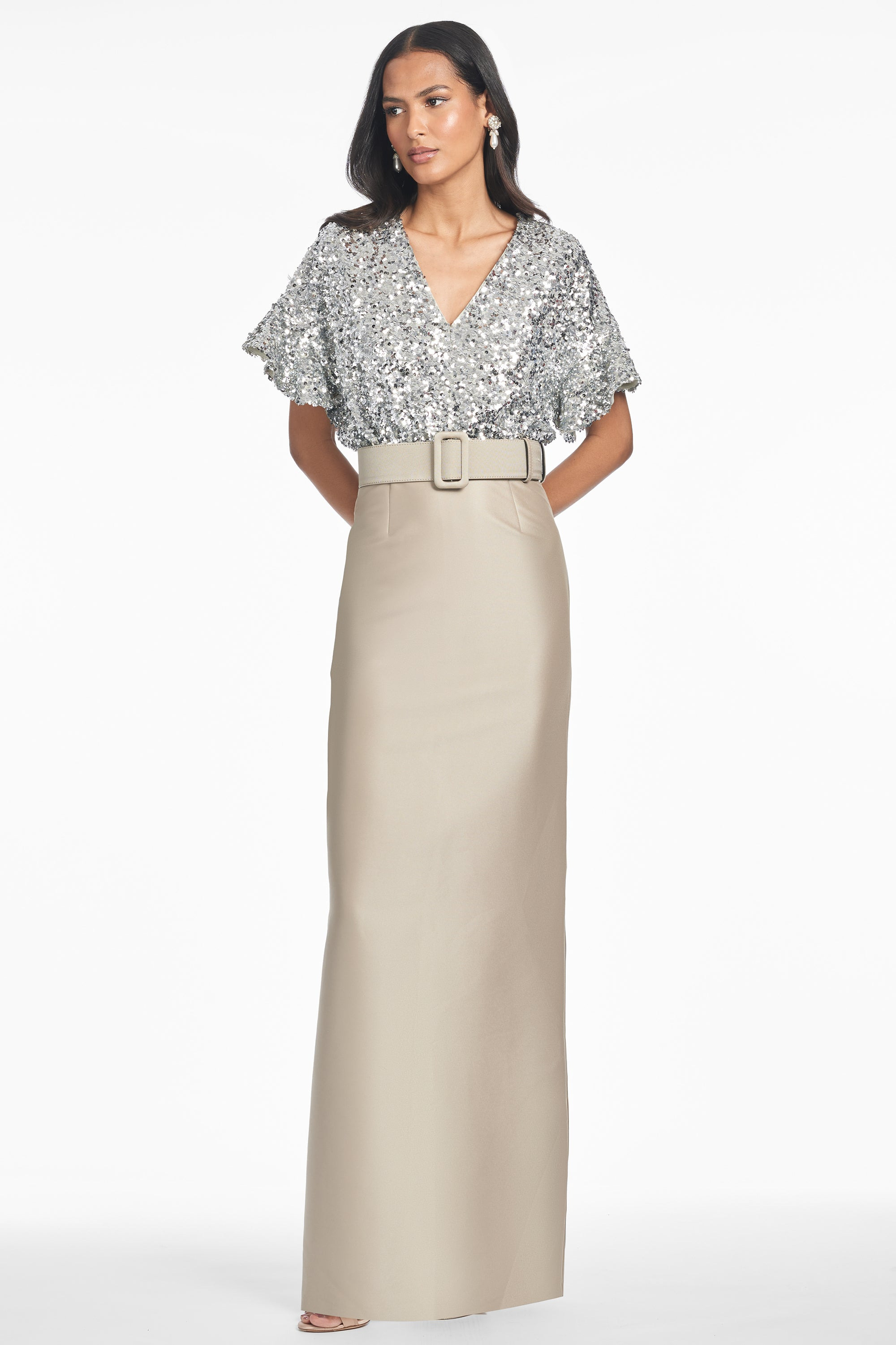 Marlene Gown - Silver/Pewter - 2