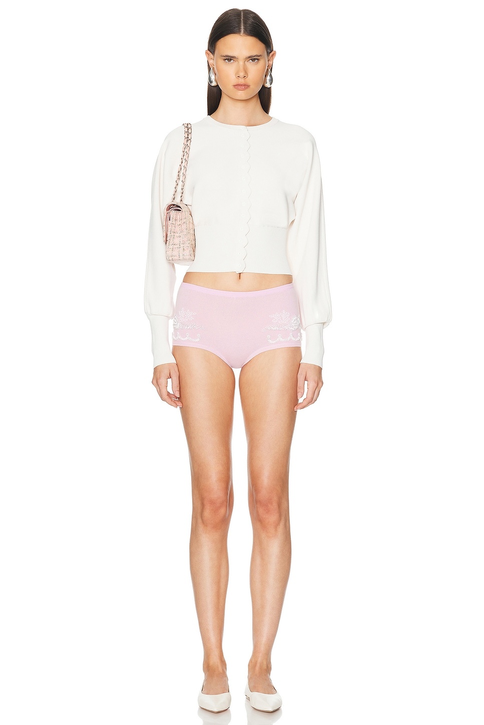 Embroidered Mini Short - 4