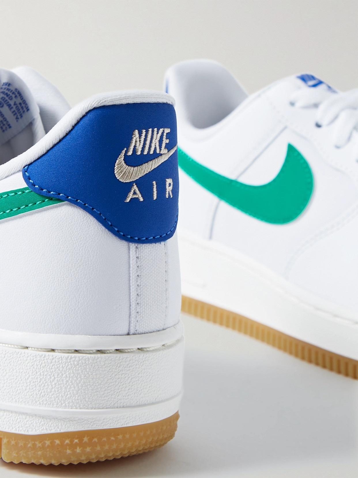 Air Force 1 '07 Color-block Leather Sneakers - 4