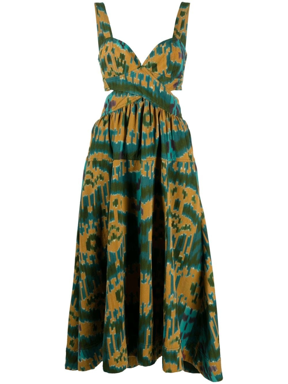 Sarika abstract-print dress - 1