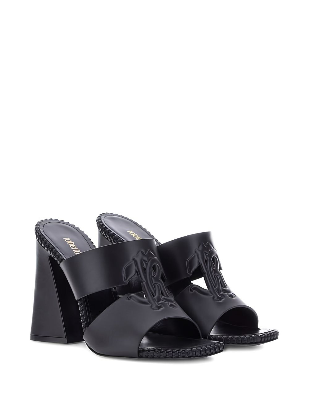 logo-embossed sandals - 2
