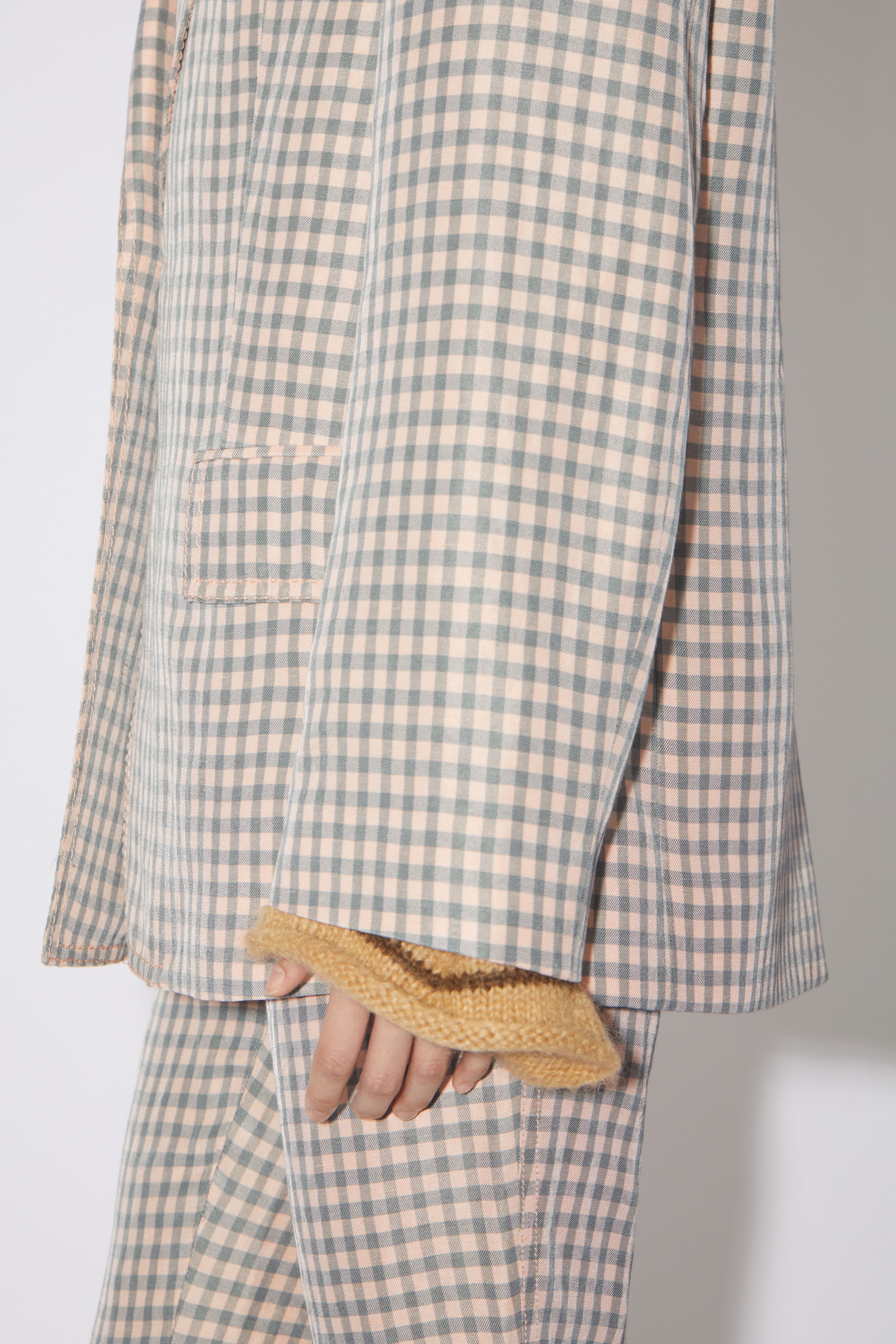 Single-breasted suit jacket - Light blue/pink - 5