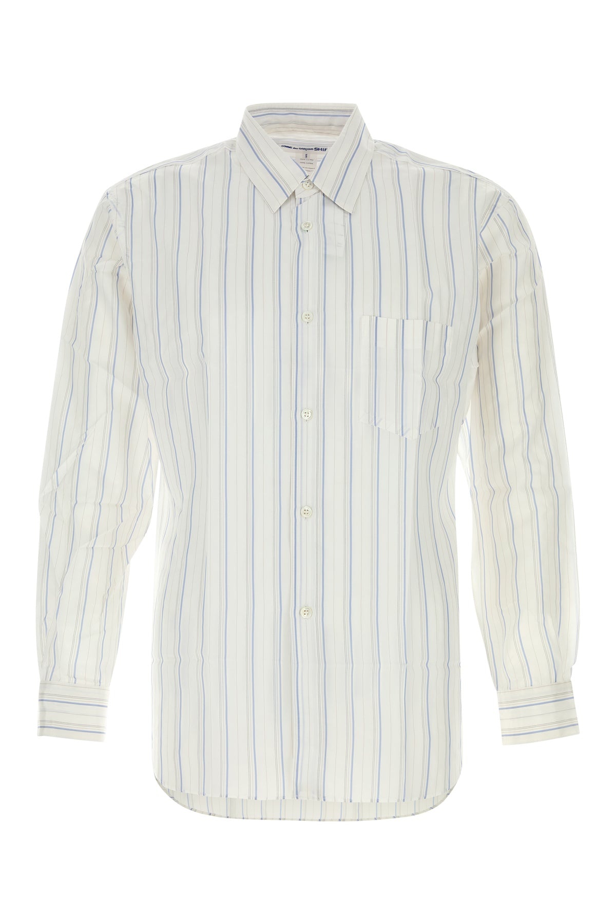 Embroidered cupro shirt - 1