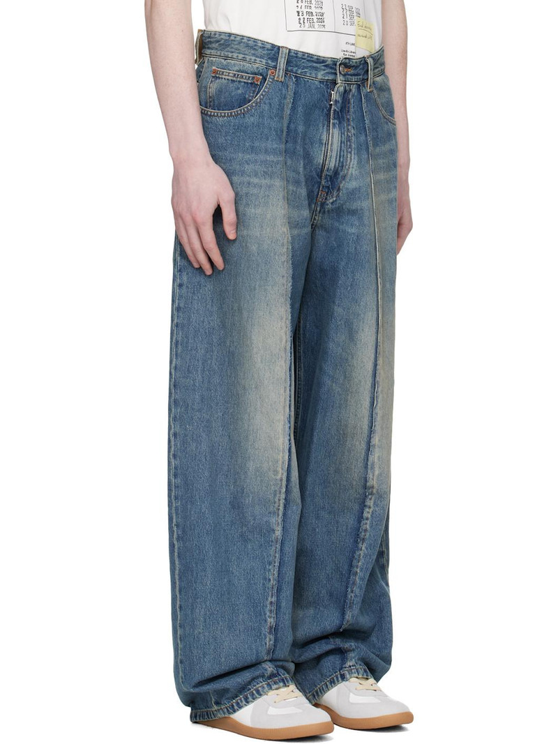 Blue Wide-Leg Jeans 2