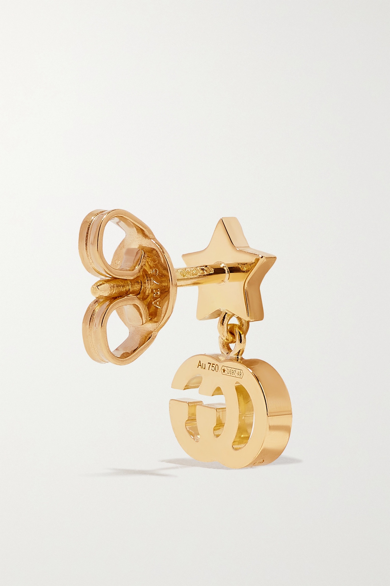 GG Running 18-karat gold earrings - 4