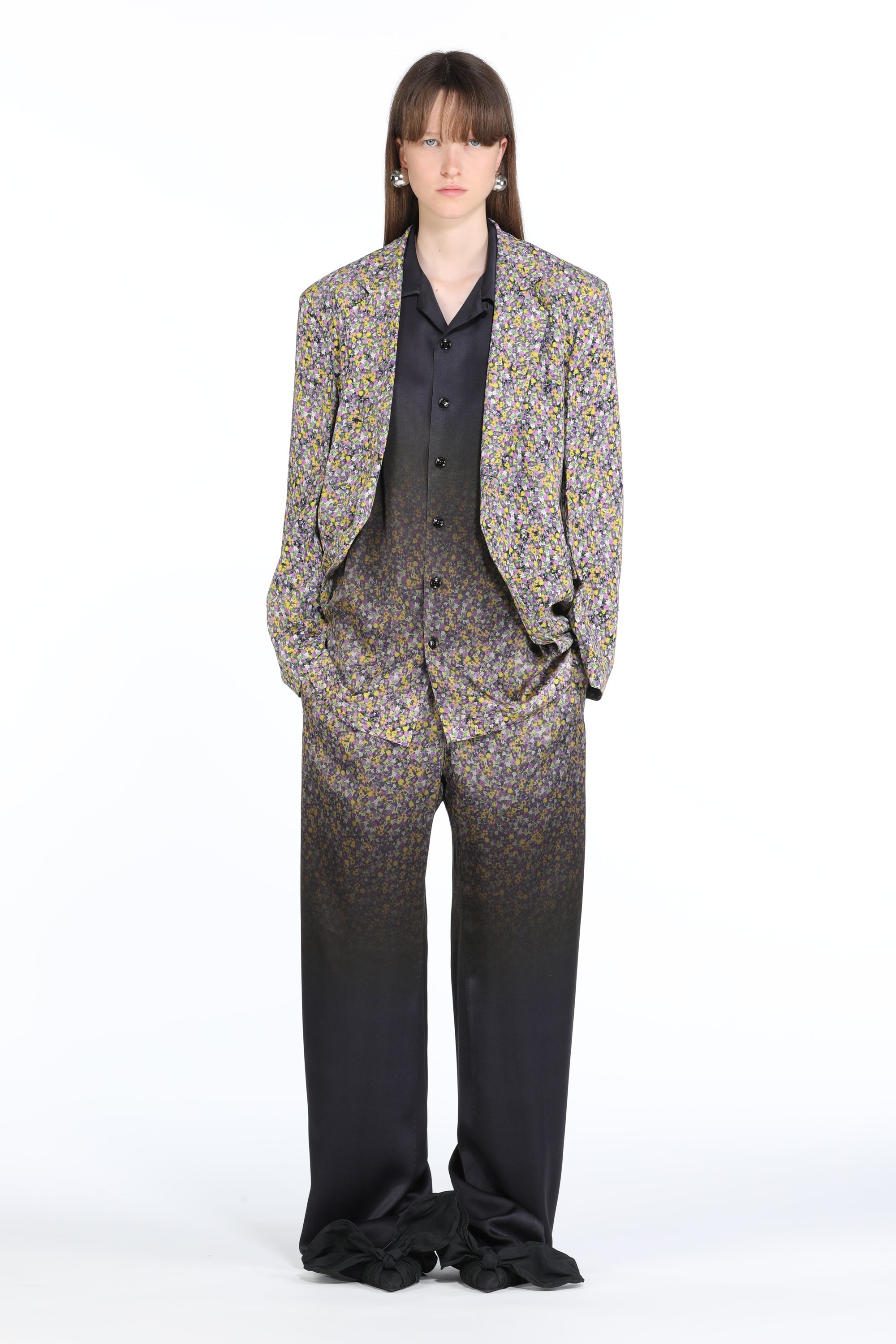 FLORAL-PRINT BLAZER - 4