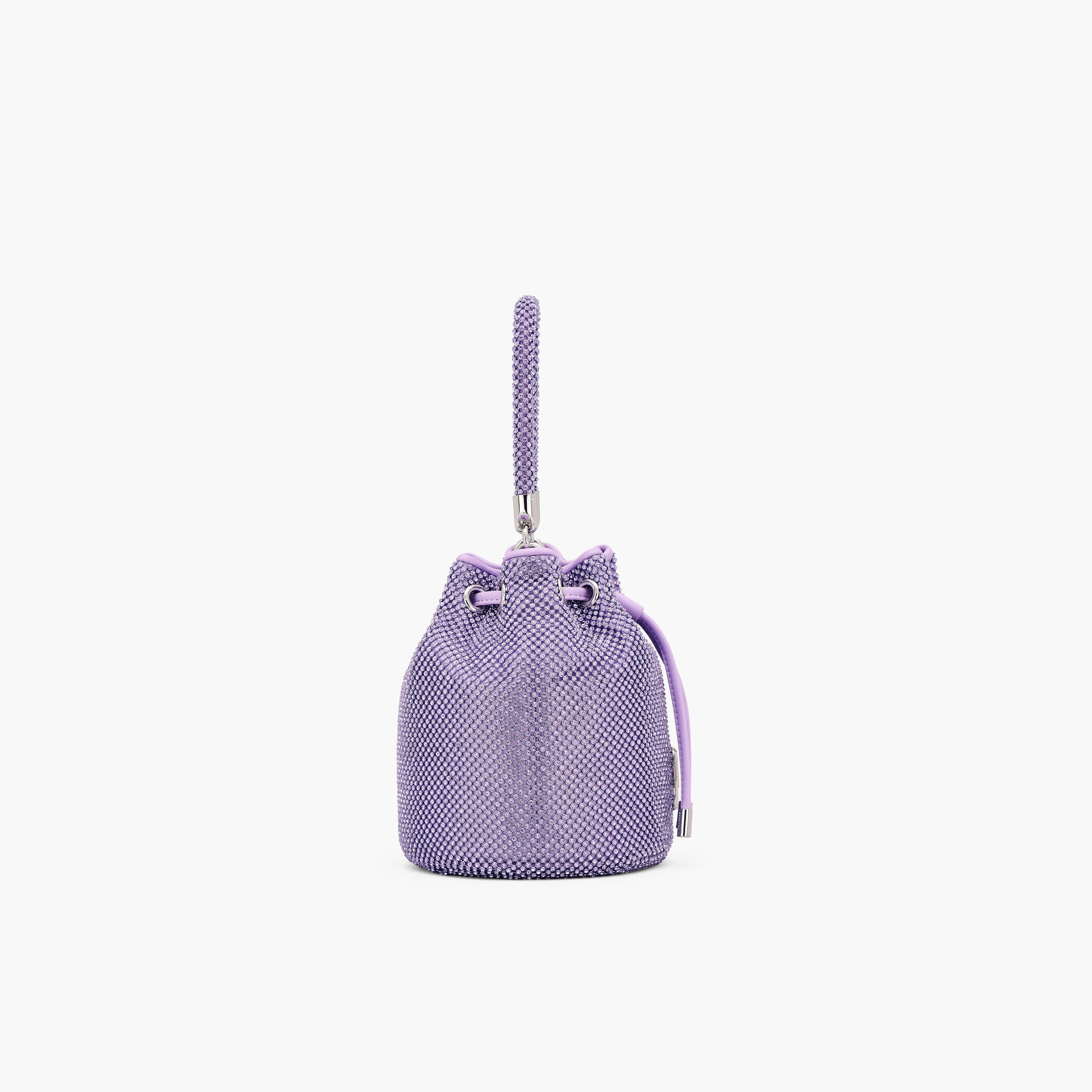 THE RHINESTONE MINI BUCKET BAG - 5