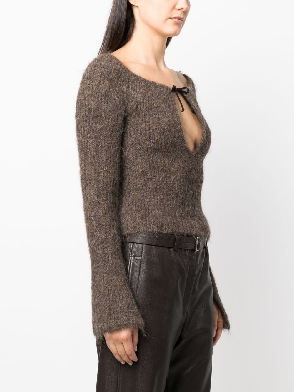 Solaris cut-out knitted top - 3