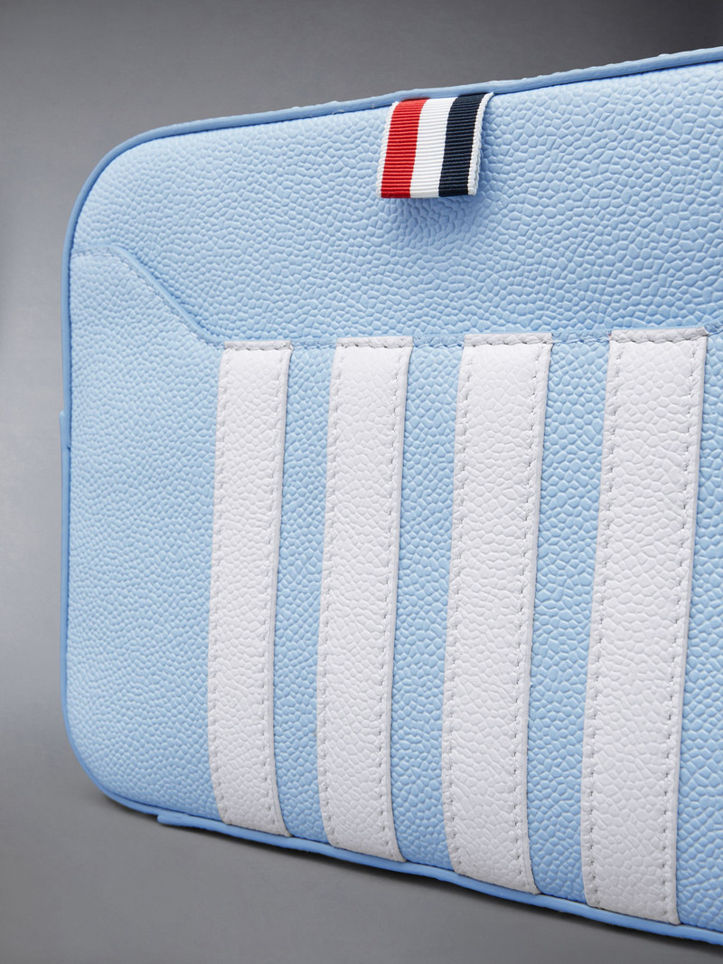 4-Bar pebbled-leather camera bag 6