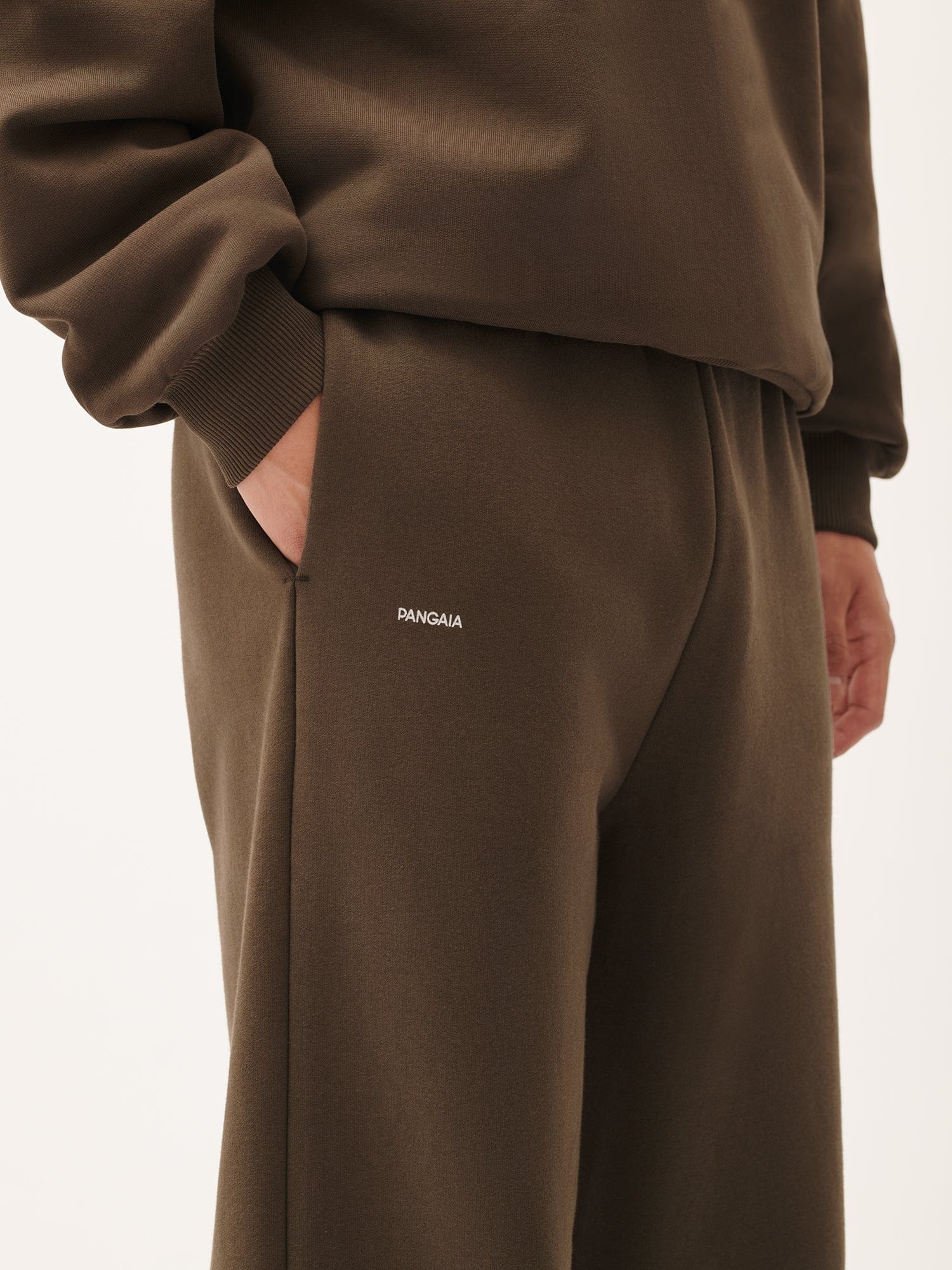 Mens DNA Straight Leg Track Pants - Cacoa Brown - 4