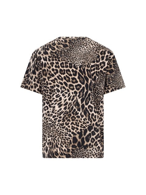 Celine Men "Leopard Logo" T-Shirt - 3