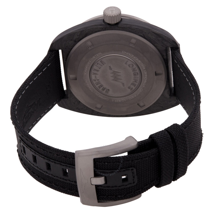 Longines Ultra-Chron Carbon Automatic Anthracite Dial Men's Watch L28394522 - 3