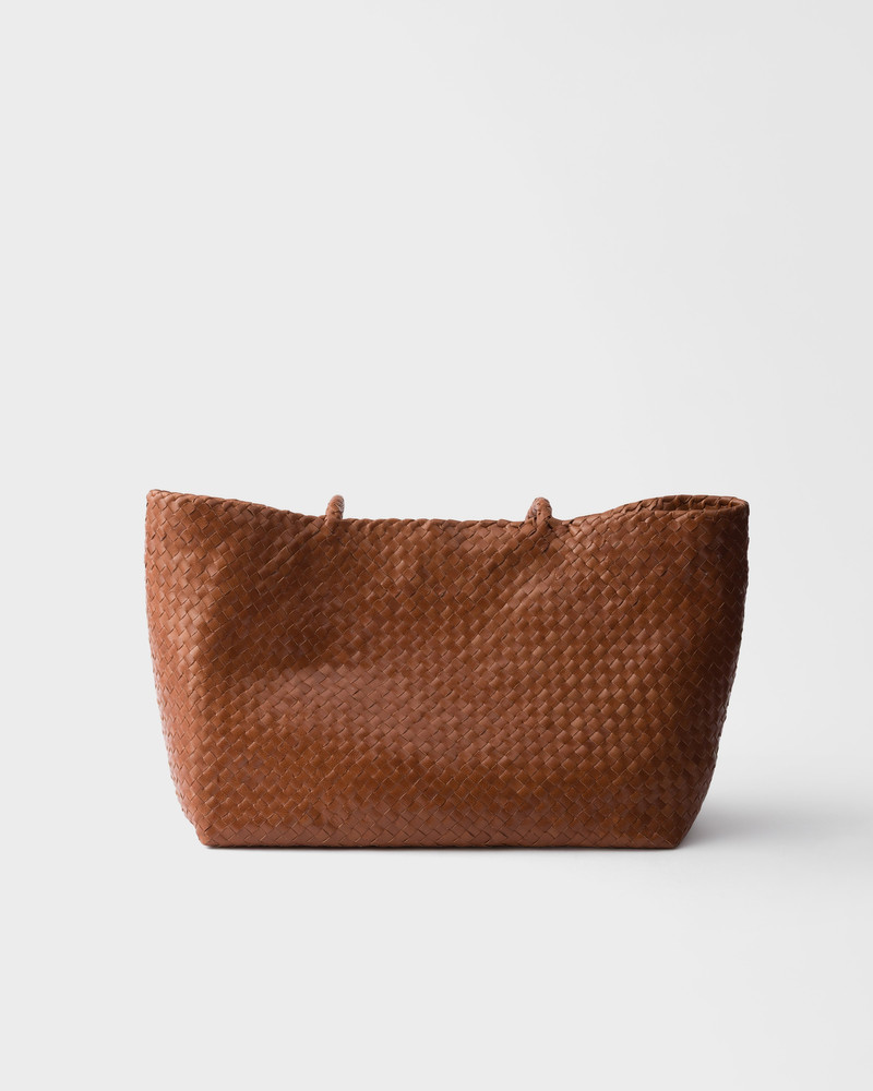 Large leather tote bag 4