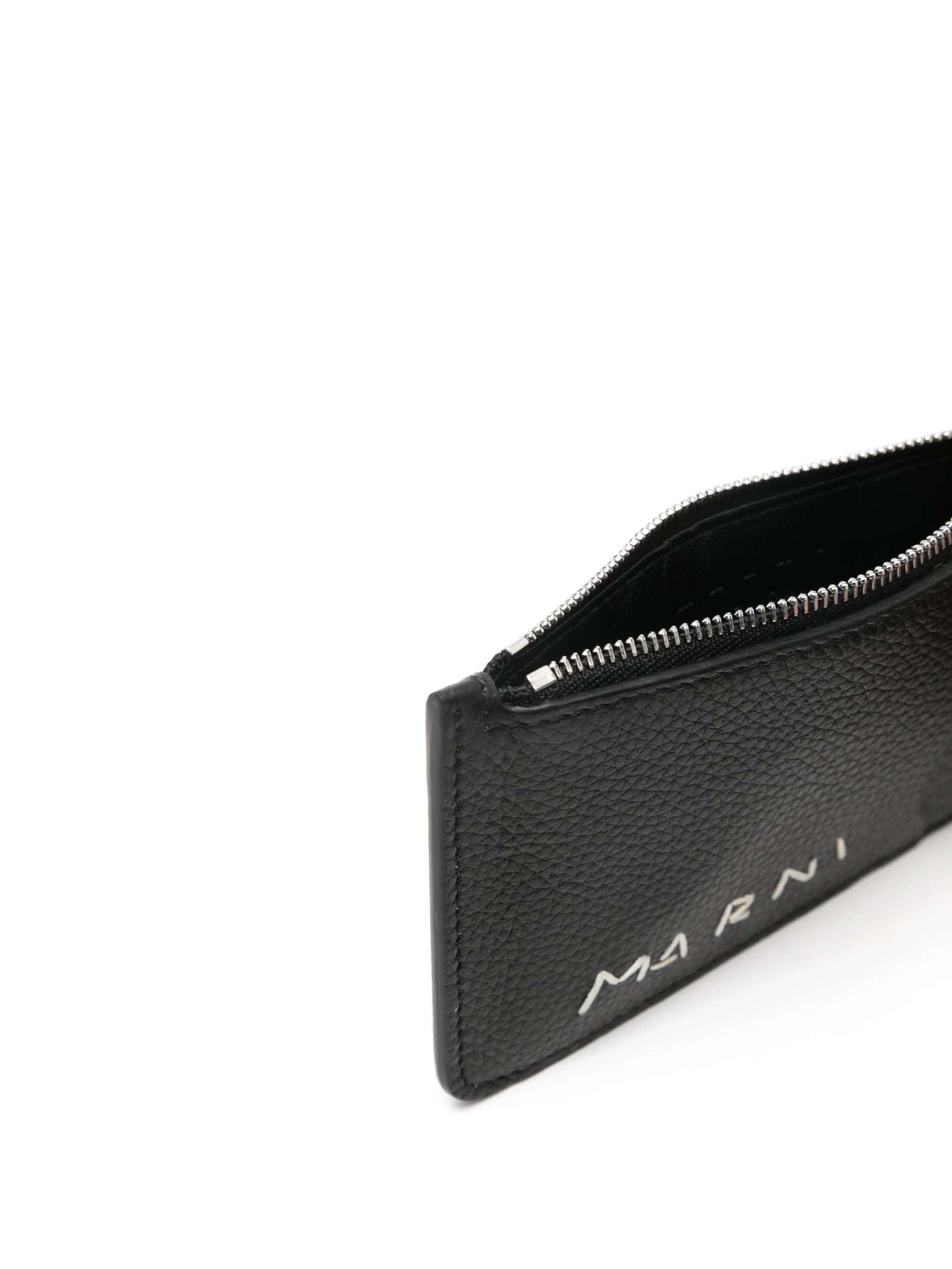 embroidered-logo cardholder - 3