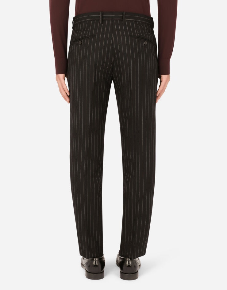 Pinstripe wool pants - 2