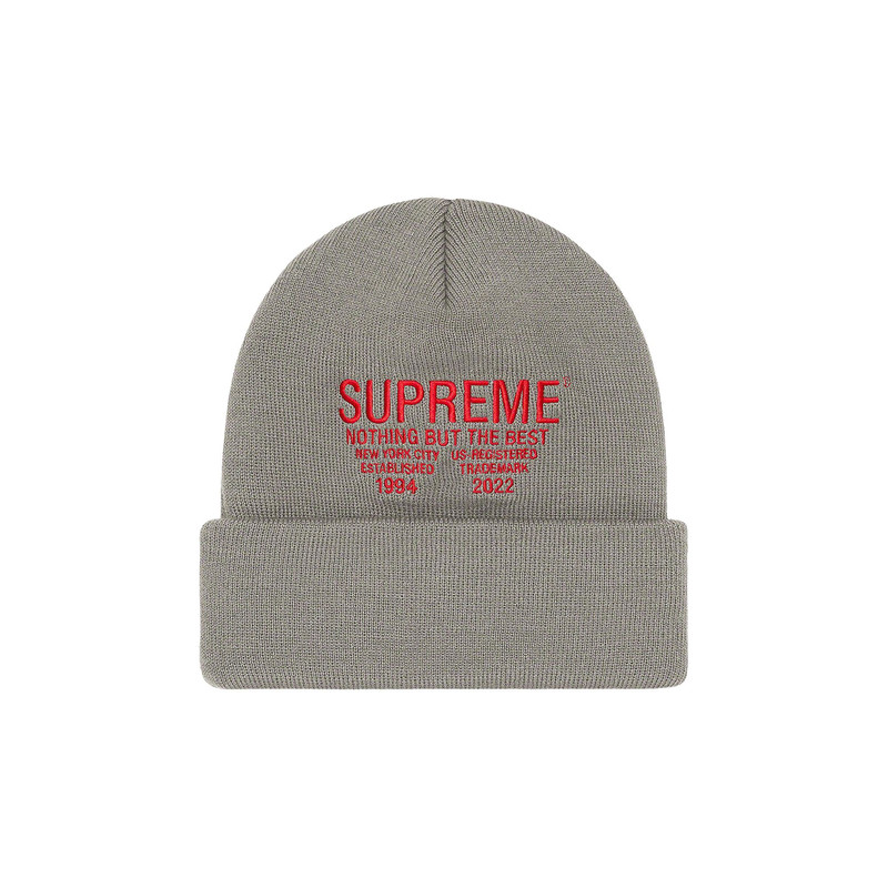 Supreme Nothing But Beanie 'Grey' - 1