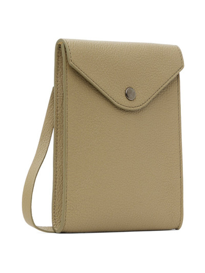 Lemaire Taupe Enveloppe Strap Pouch outlook