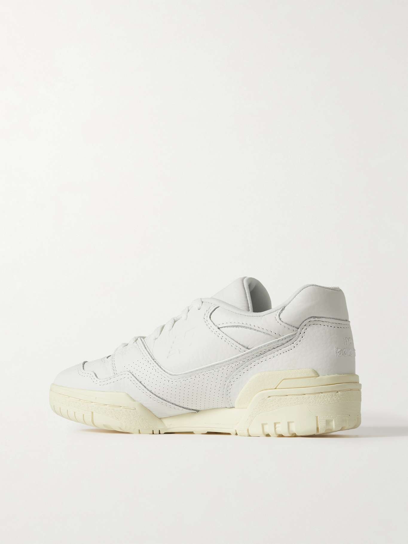 550 perforated leather sneakers - 3