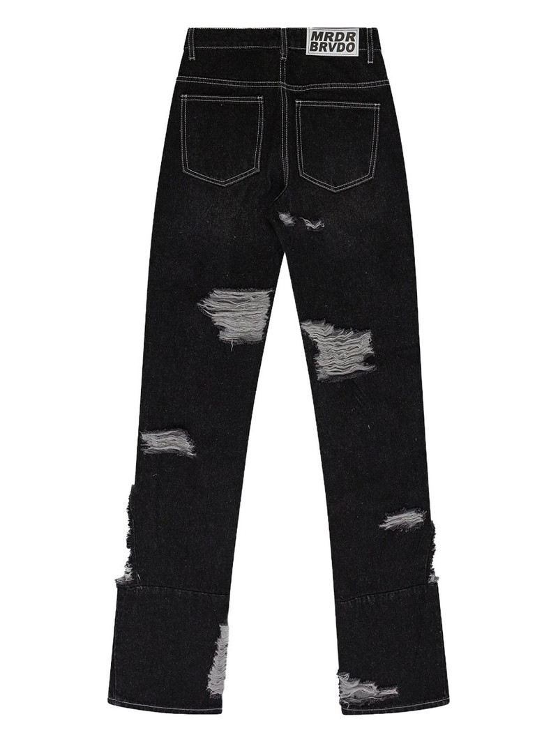 WHO DECIDES WAR distressed jeans outlook