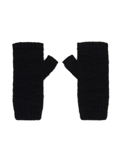 UNDERCOVER Black Logo Gloves outlook