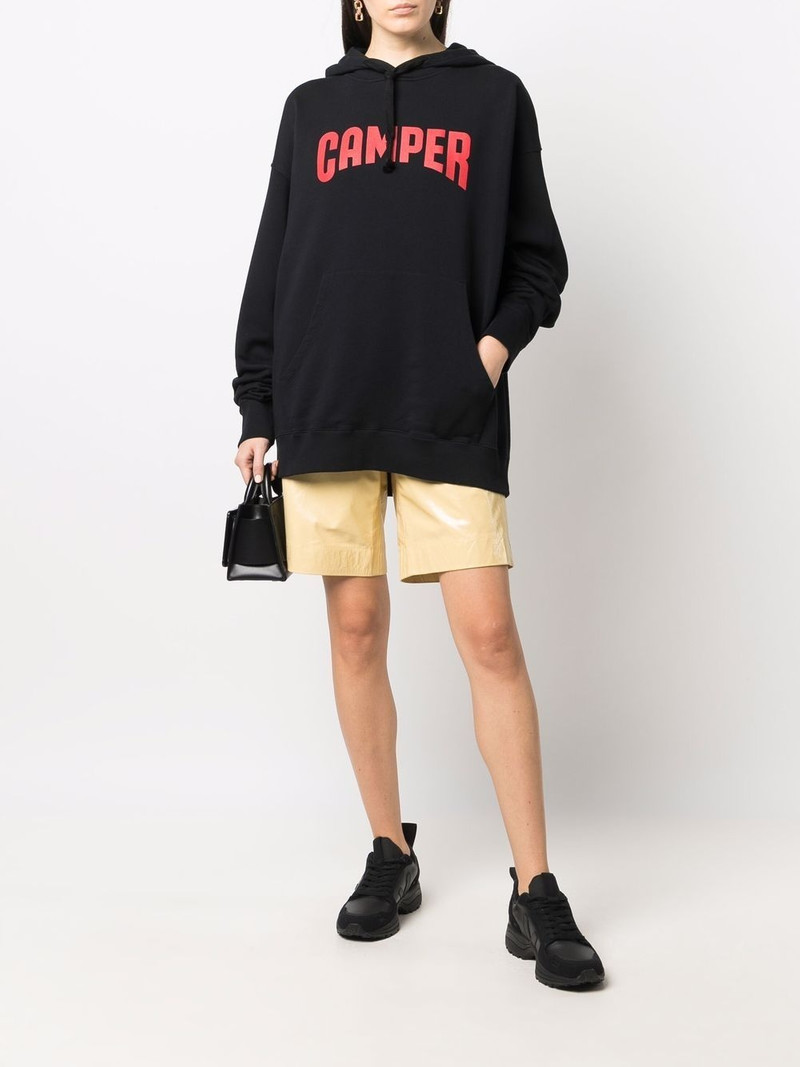 logo-print pullover hoodie 3