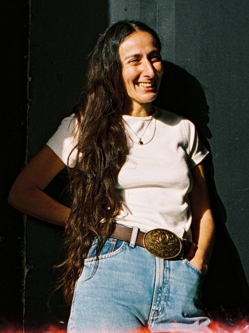 Western Buckle Belt Dark Brown 5