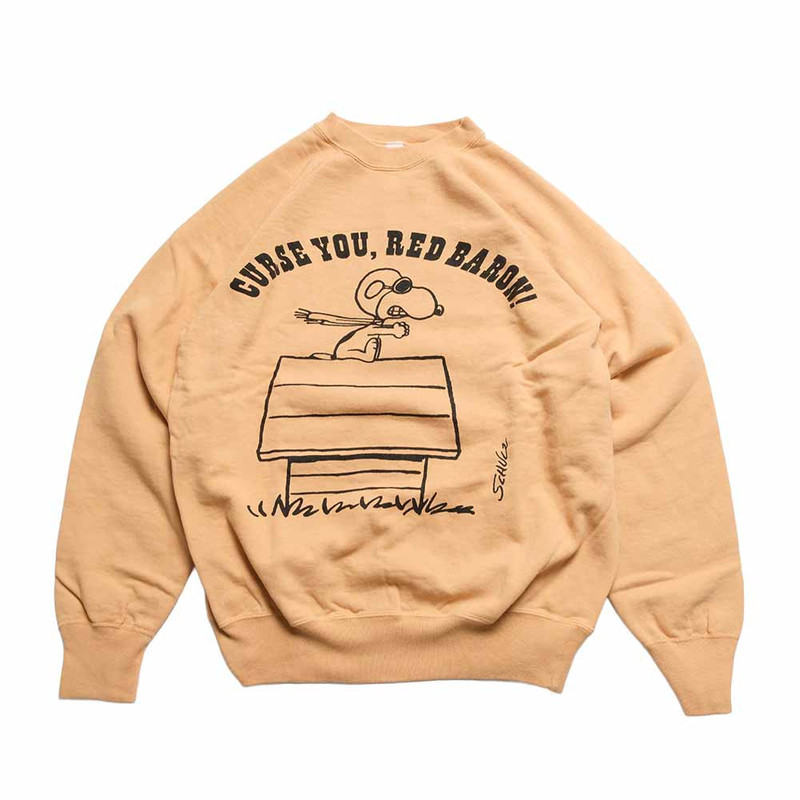 WAREHOUSE - PEANUTS SWEAT - FLYING ACE - YP226W-1 1
