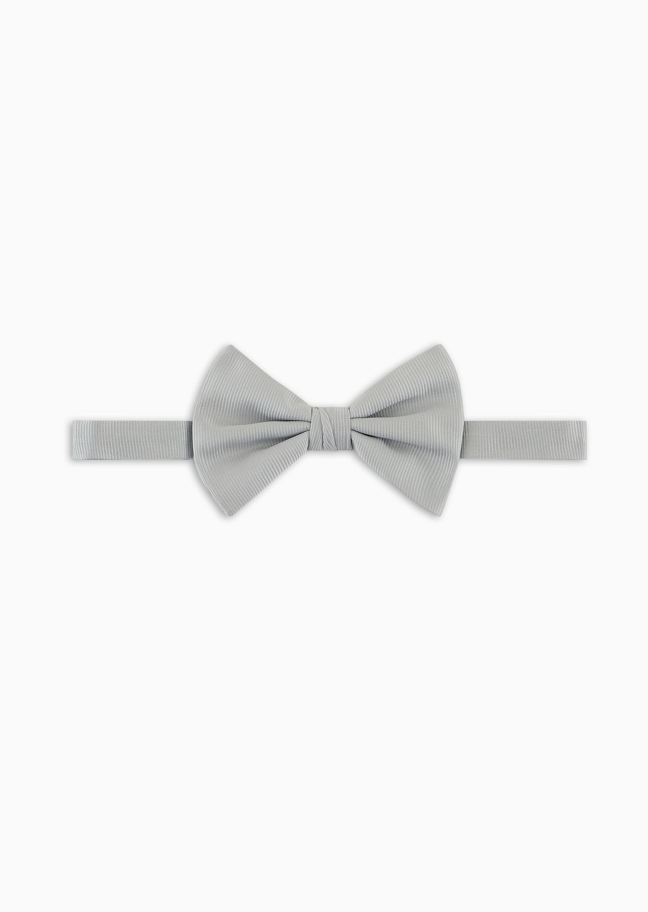 Large silk pre-tied bow tie - 1