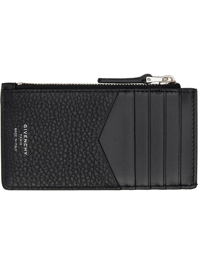 Givenchy Black Zipped Card Holder outlook