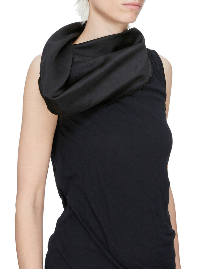 drape-neck mini dress 3