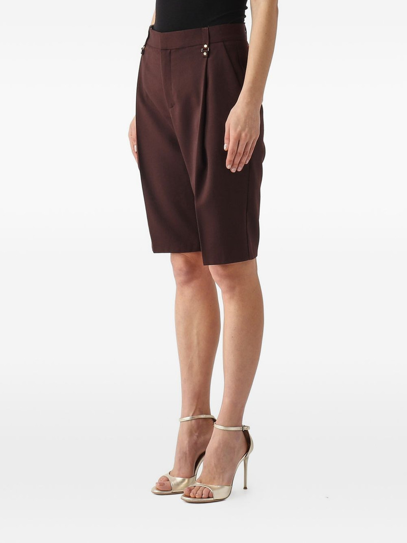 buttoned pleated shorts 3
