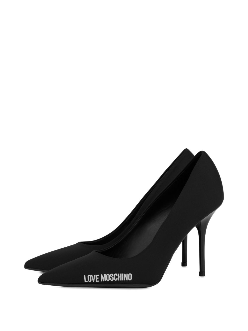 logo-print pumps - 2
