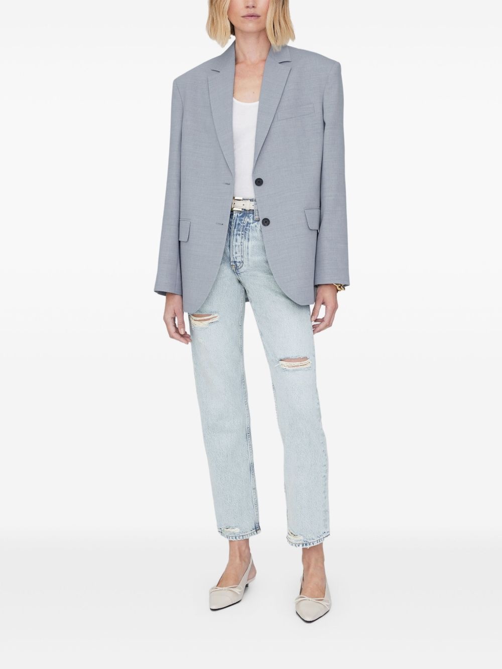 single-breasted blazer - 2