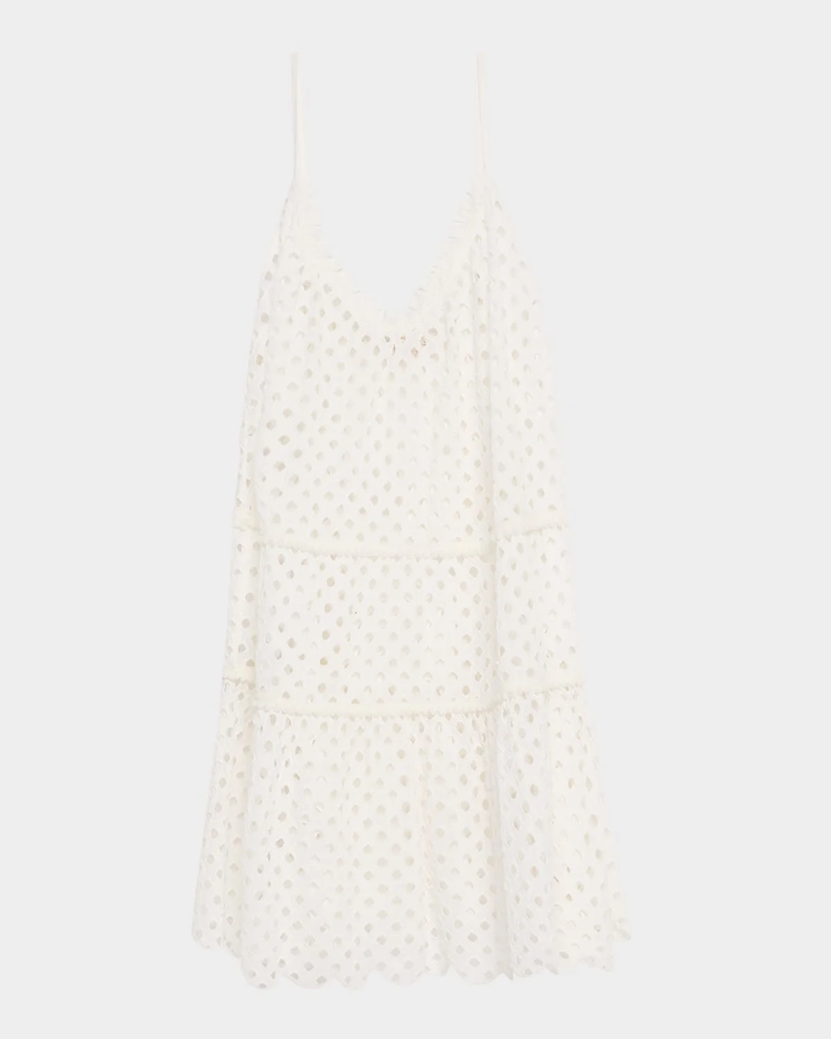Marg Eyelet Sun Dress Coverup - 1