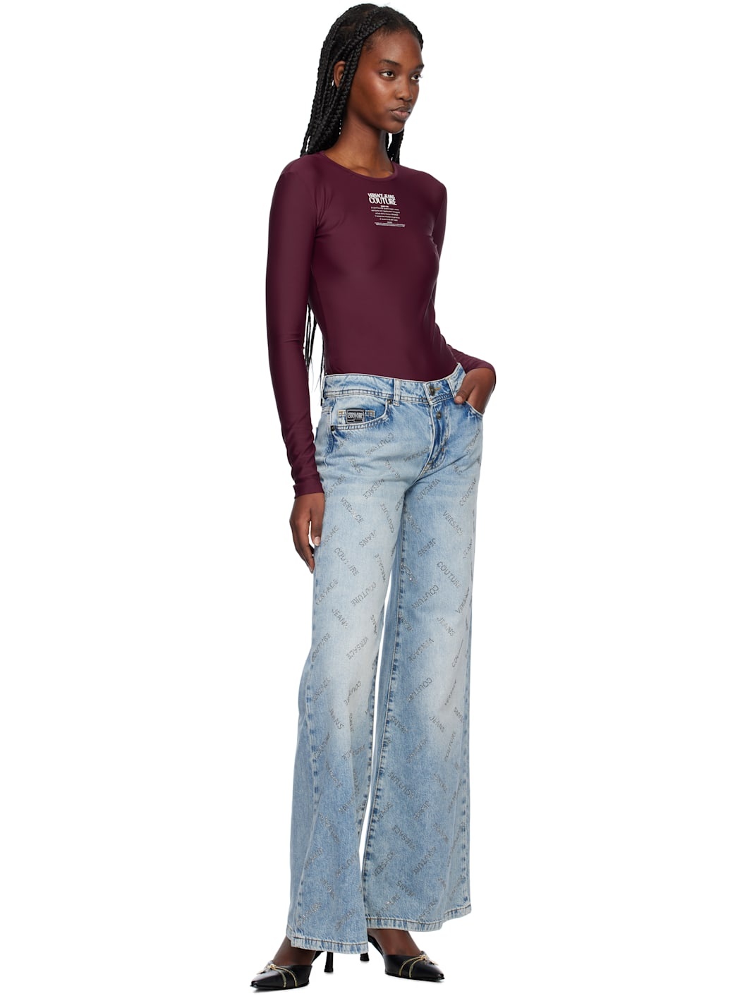 Purple Warranty Logo Bodysuit - 5