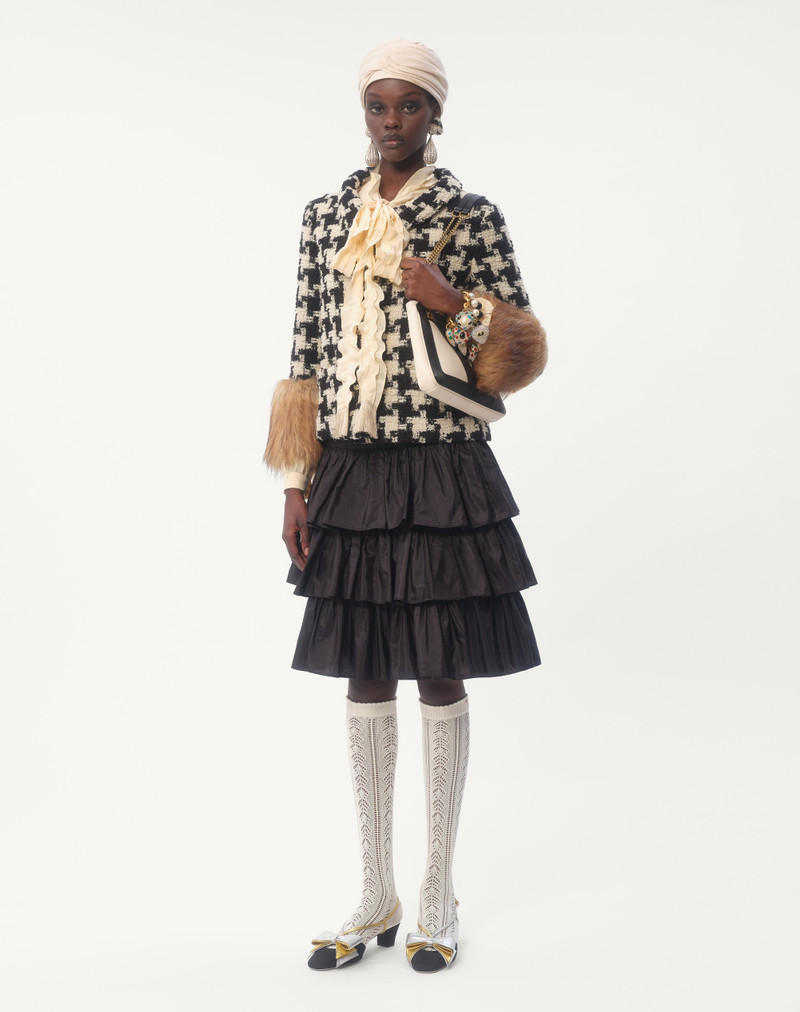 Valentino MACRO PIED DE POULE TWEED JACKET outlook