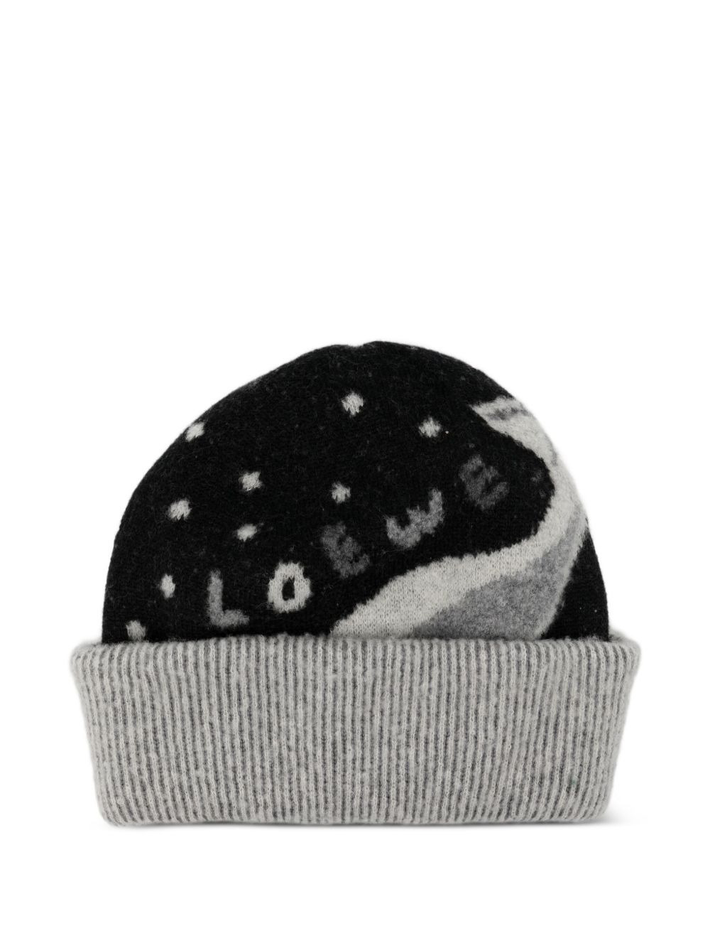 logo knitted beanies - 1