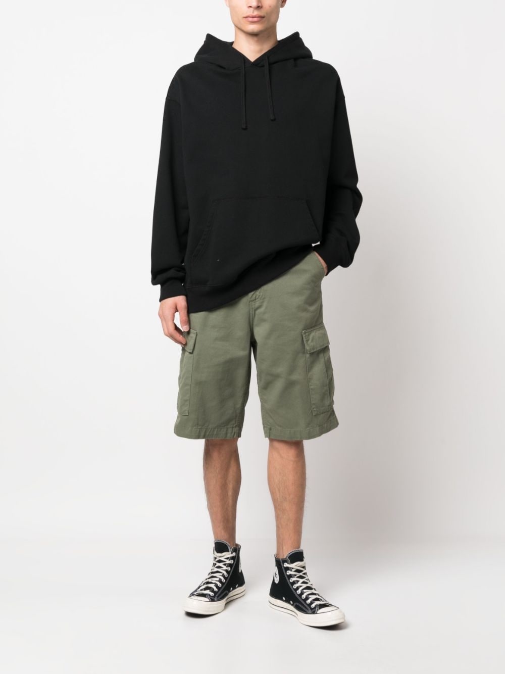 logo-patch cargo shorts - 2