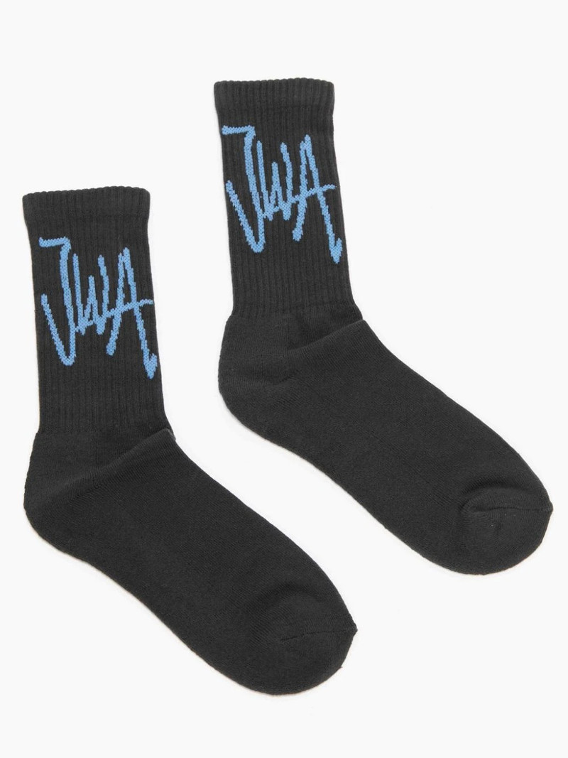 HAND WRITTEN JWA LOGO SHORT ANKLE SOCKS 1