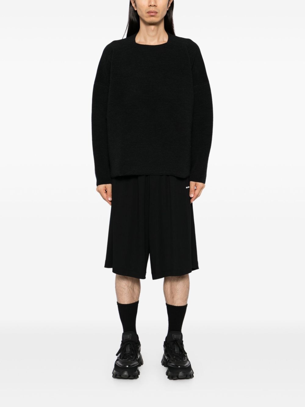 Ottoman straight neck jumper - 2