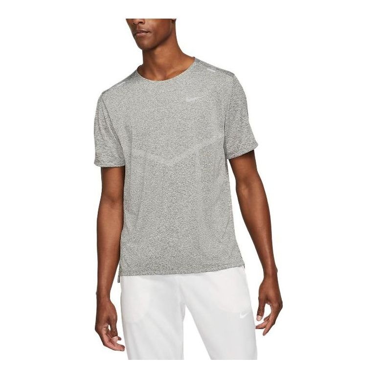 Nike Dri-FIT Rise 365 T-Shirt 'Grey' CZ9184-084 - 1