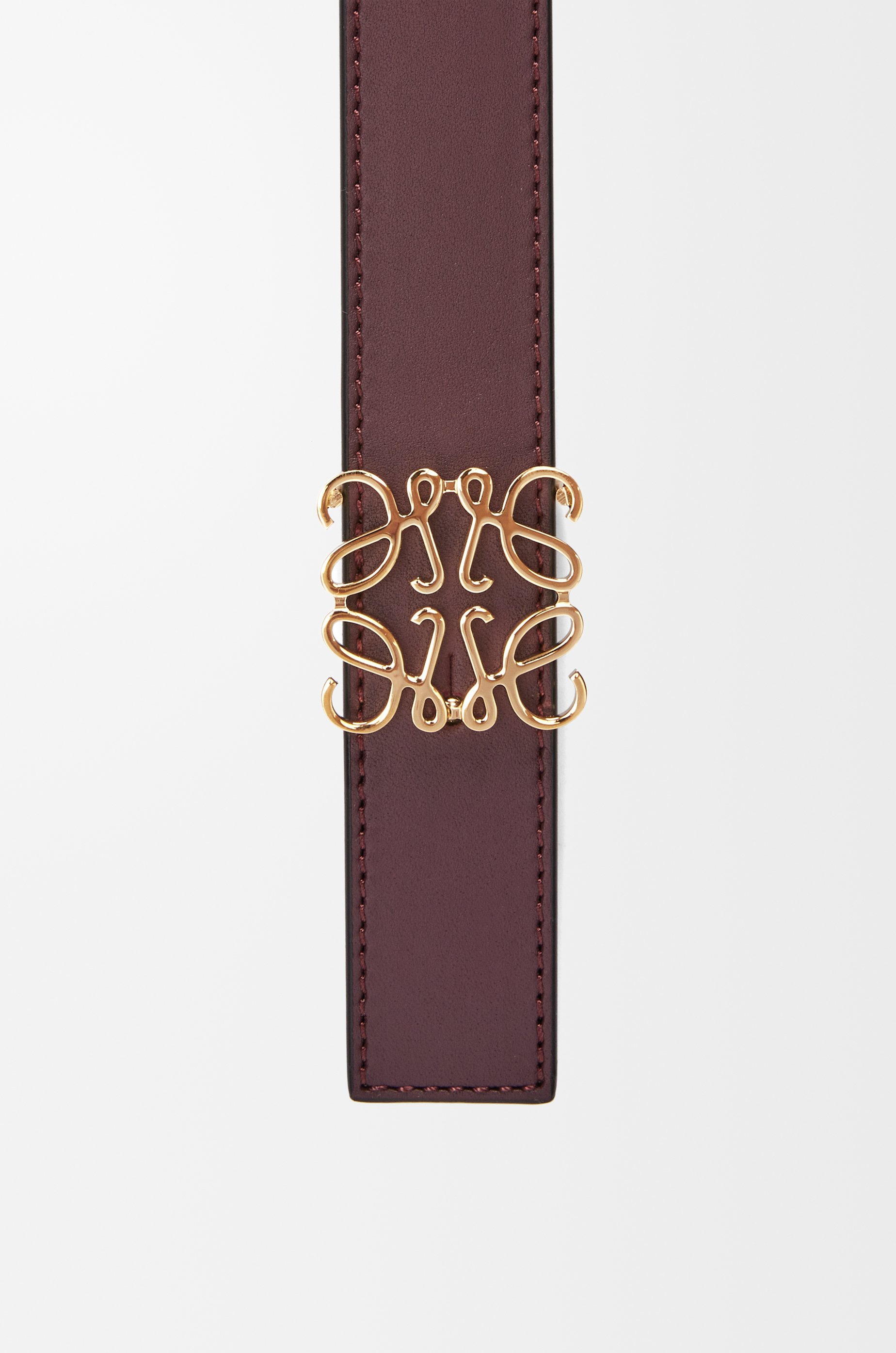 Reversible Anagram belt in smooth calfskin - 4
