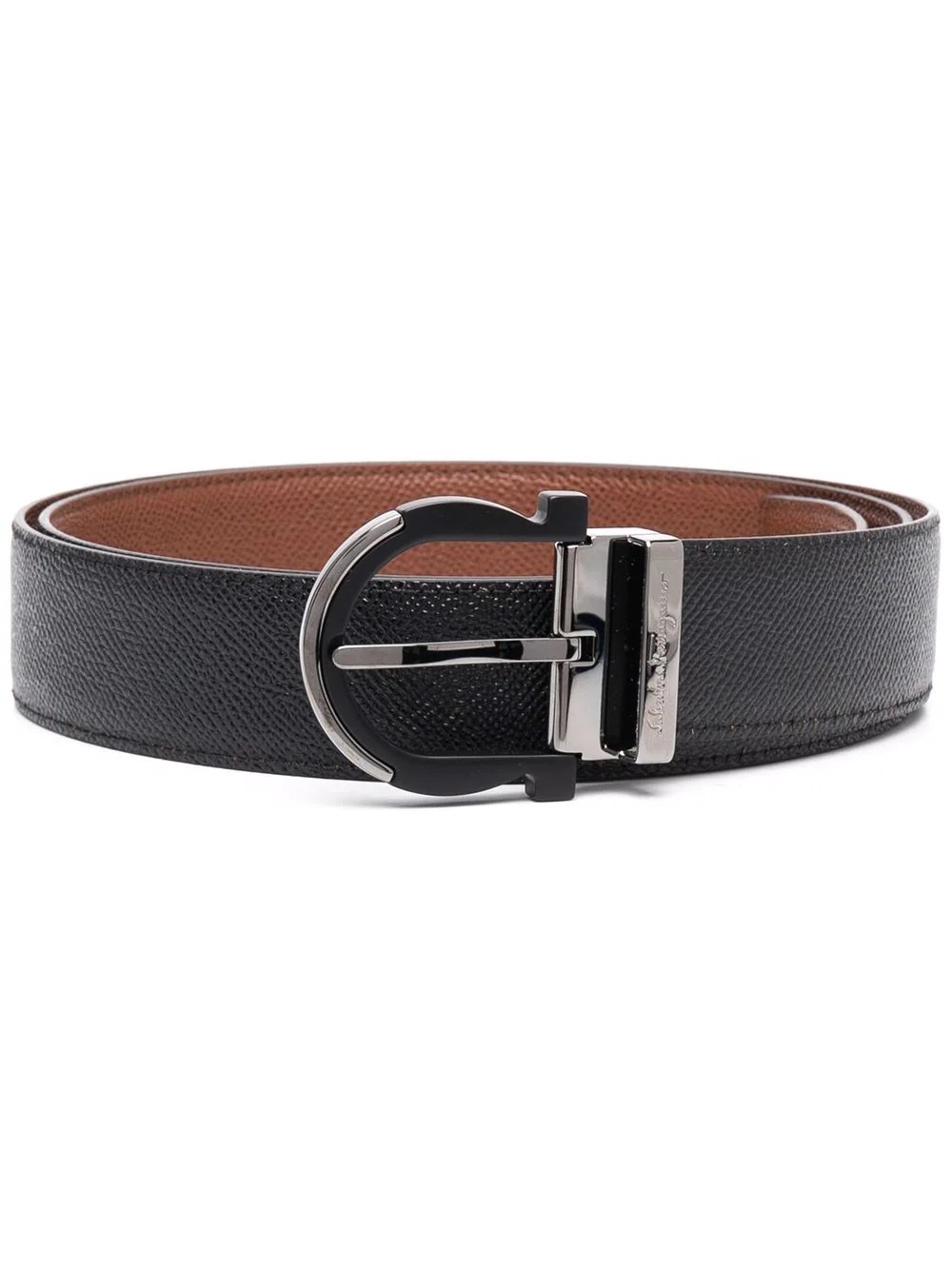 Gancini-buckle belt - 1