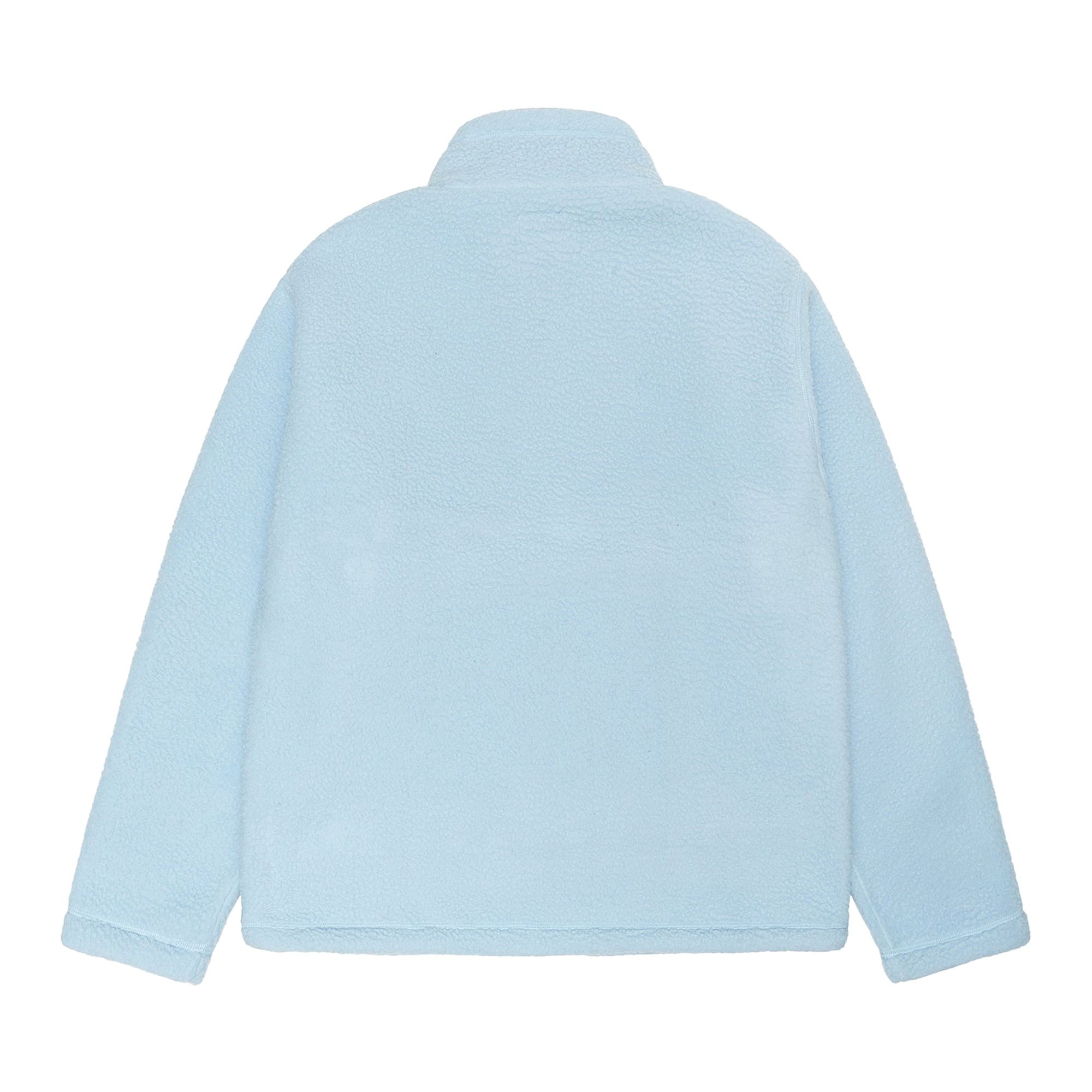 Stussy Polar Fleece Half Zip Mock Neck 'Blue' - 2