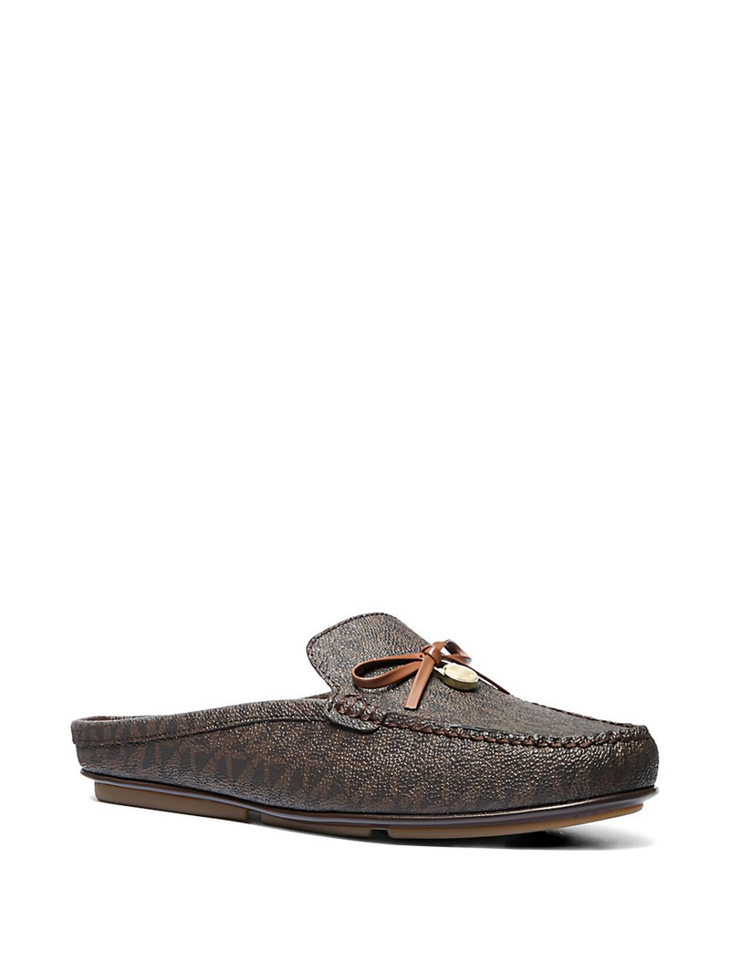 MICHAEL KORS Greta monogram-pattern mules outlook